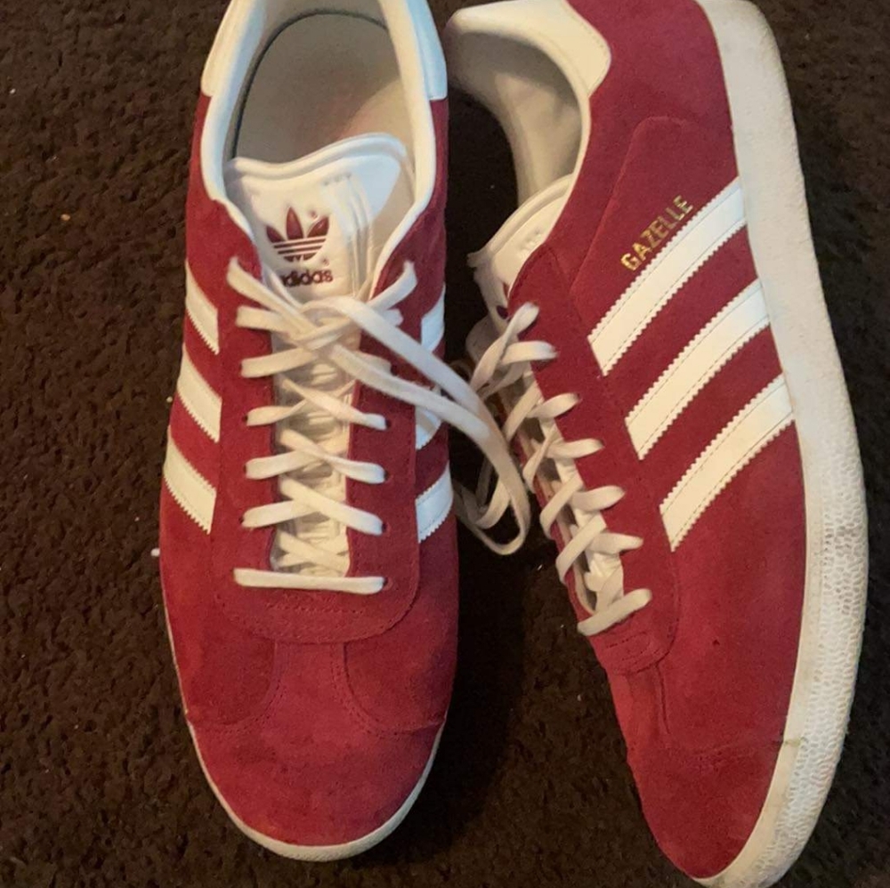 Adidas "gazelles" unique color sz 14